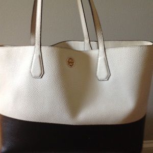 Tory Burch Perry color Block leather Tote